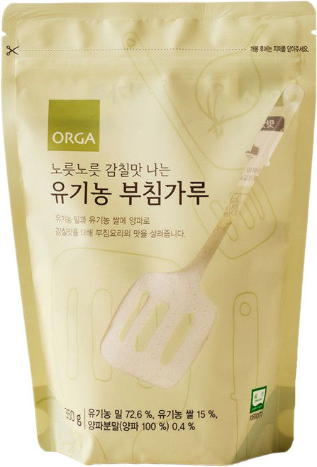 올가홀푸드 유기농 부침가루, 350g, 1개