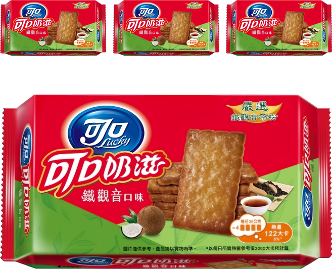 可口 可口奶滋 鐵觀音, 75g, 4包