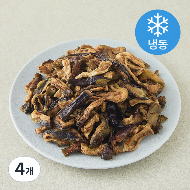 나물투데이 국내산 불린 가지 (냉동), 4개, 250g