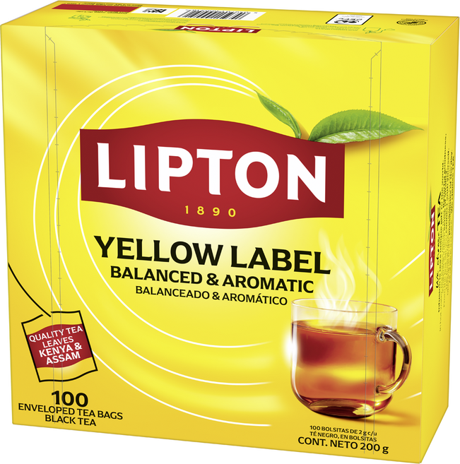 립톤 옐로우 라벨 홍차, 2g, 100개입, 1개