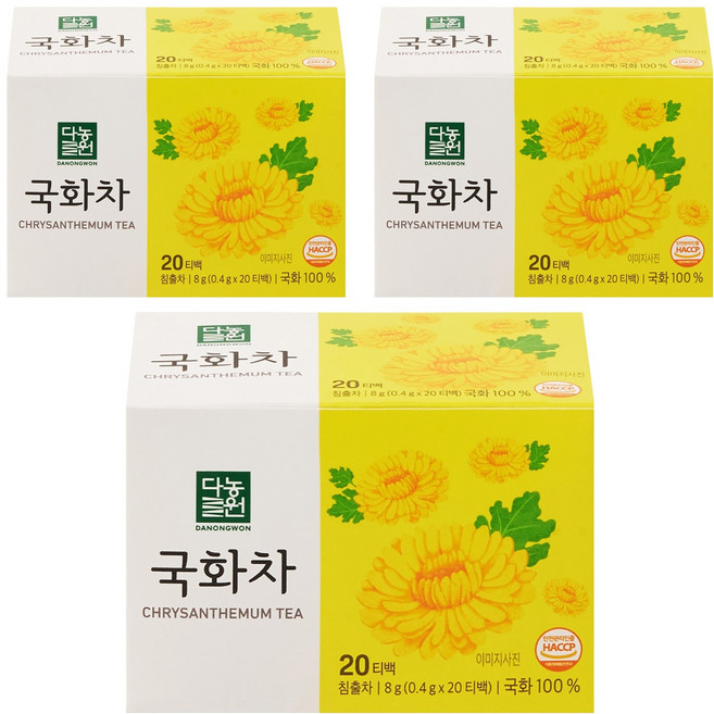 다농원 국화차 티백, 400mg, 20개입, 3개