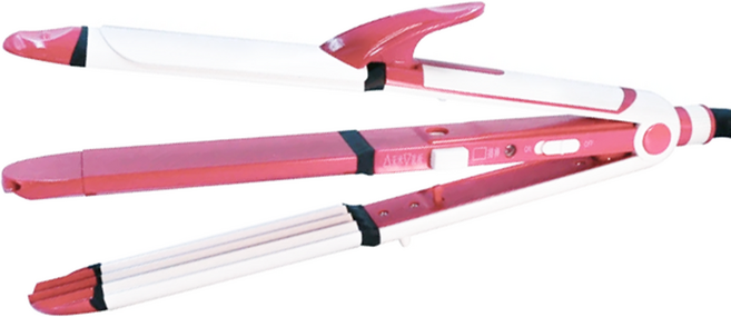 Paris Spring 巴黎春天 魔幻三用造型電棒離子夾 310*35*70mm, 粉色, AK-073, 1個