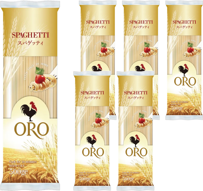 ORO 義大利直麵, 500g, 6包