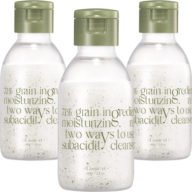 라씨엘르 엔자임 오트 스크럽 파우더워시, 60g, 3개