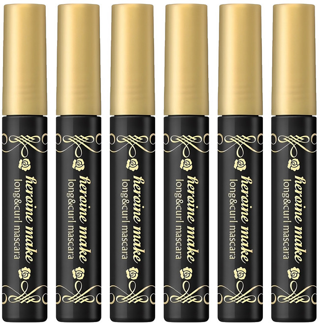 히로인메이크 롱앤컬 마스카라 P 6g, 딥블랙, 6개