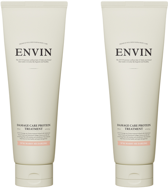 앙방 데미지케어 단백질 트리트먼트 메리미 달링향, 200ml, 2개