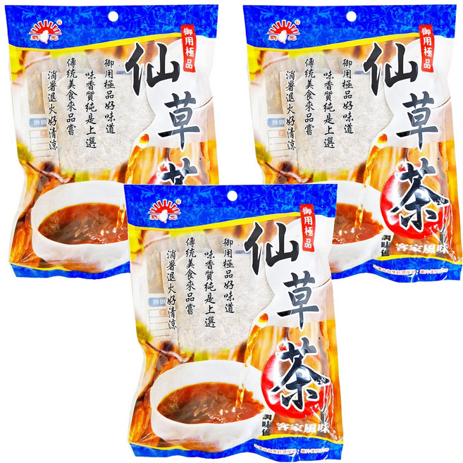 新光洋菜 仙草茶調味包, 100g, 1入, 3包