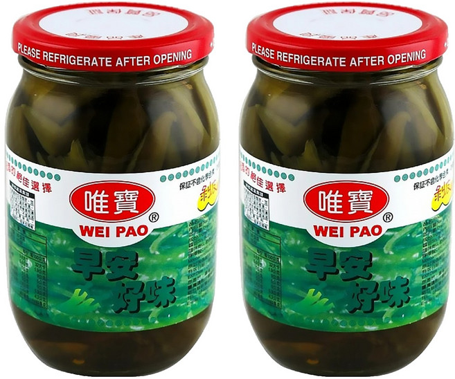 唯寶 剝皮辣椒, 450g, 2罐