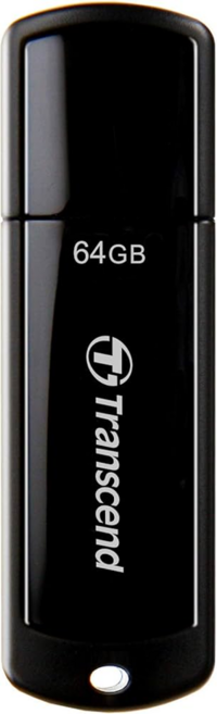 Transcend 創見 JetFlash 700 隨身碟 黑色, 64GB, 1個