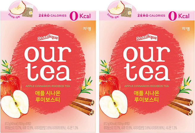 JARDIN our tea 蘋果肉桂路易波士茶, 10.9g, 8入, 2個