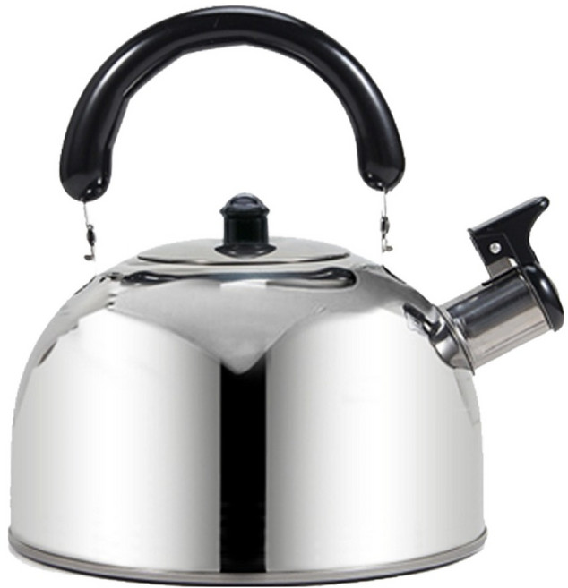 Kiyodo 不鏽鋼笛音壺, 3L, 不鏽鋼 銀色, 1個