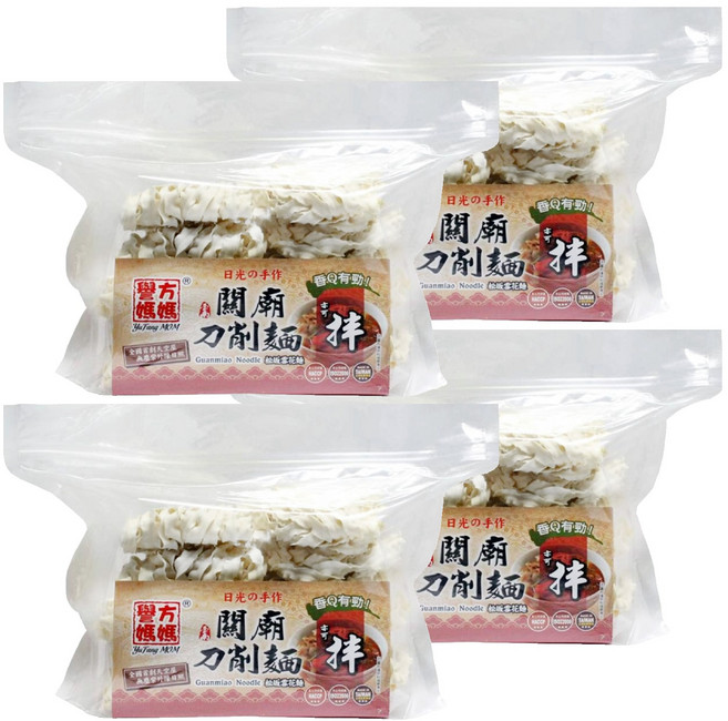 譽方媽媽 關廟刀削麵, 800g, 4包
