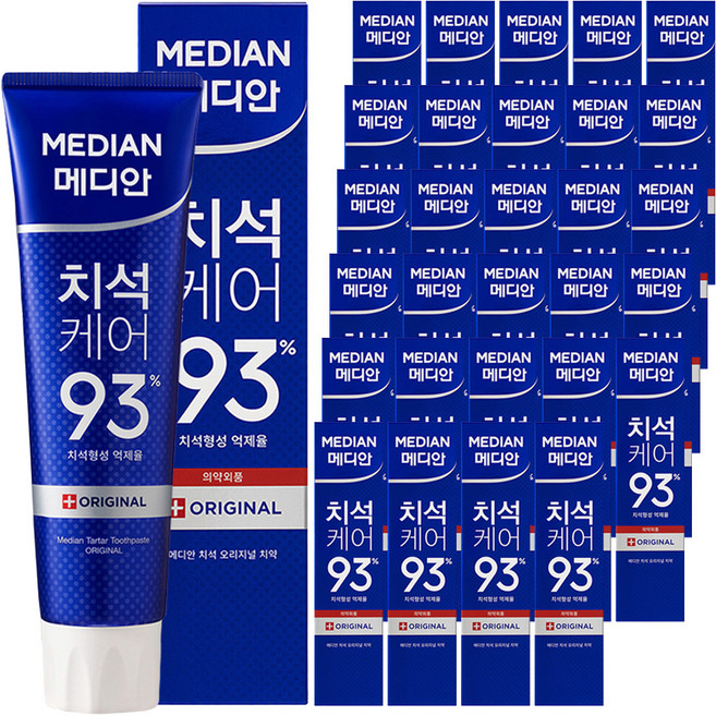 메디안 국내 제조 치석케어 오리지널 치약, 120g, 45개