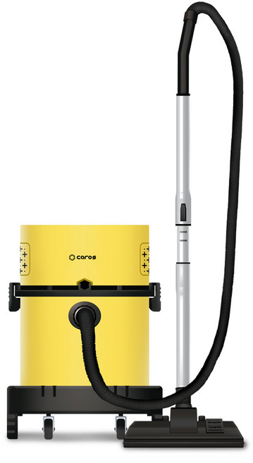 캐로스 자동코드감김 건습식 업소용청소기 CCV-BC20 20L, 옐로우, CCV-BC20Y