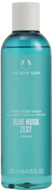 더바디샵 헤어 앤 바디워시 블루 머스크 제스트, 250ml, 1개