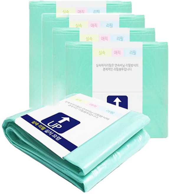 실속 매직 리필 봉투 M220, 9L, 40개