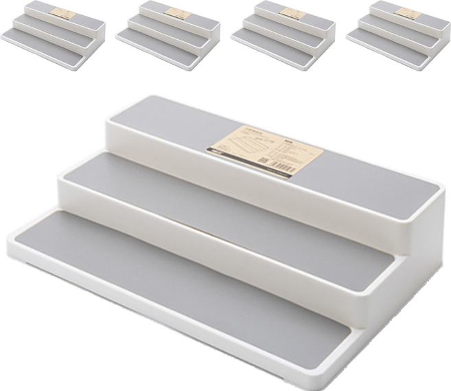 리빙듀오 베르사유 계단식 다용도 정리대, 화이트, 5개