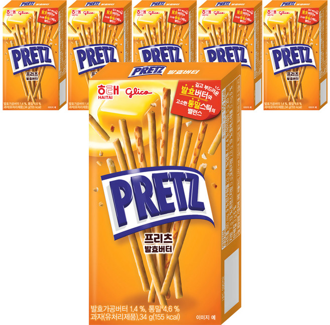 프리츠 발효버터, 34g, 6개