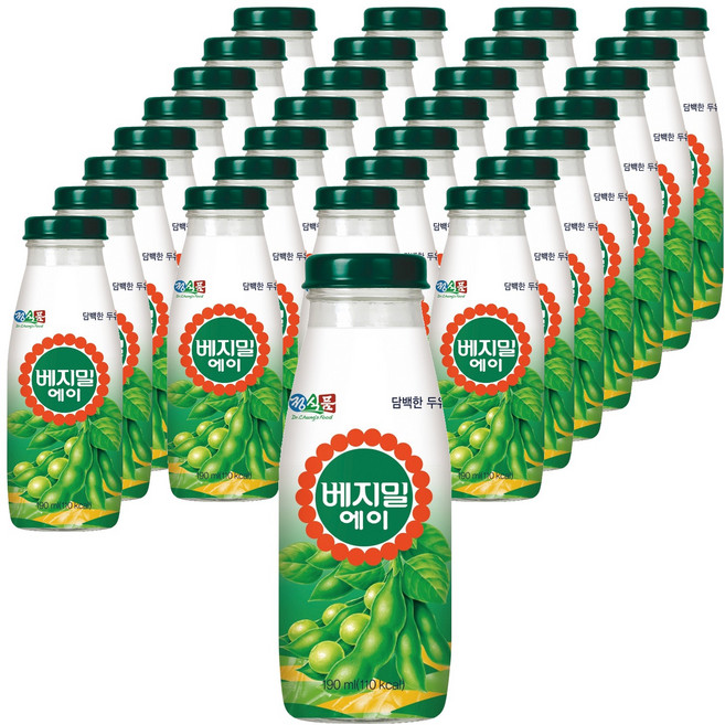 베지밀 에이 담백한 두유, 190ml, 30개