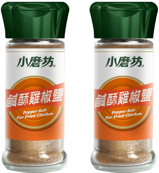 小磨坊 鹽酥雞椒鹽, 45g, 2瓶
