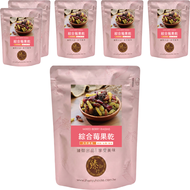 臻御行 綜合莓果乾, 6個, 300g