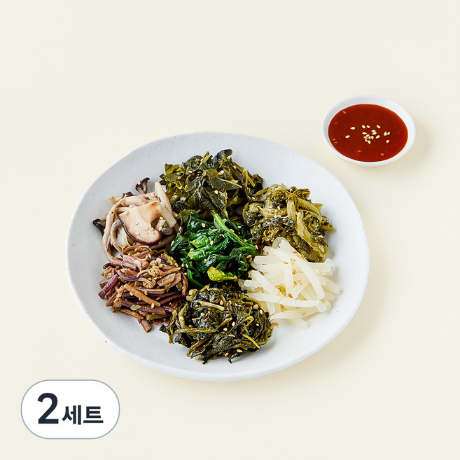 정미경키친 비빔밥용 산채나물 비빔세트 190g, 2세트