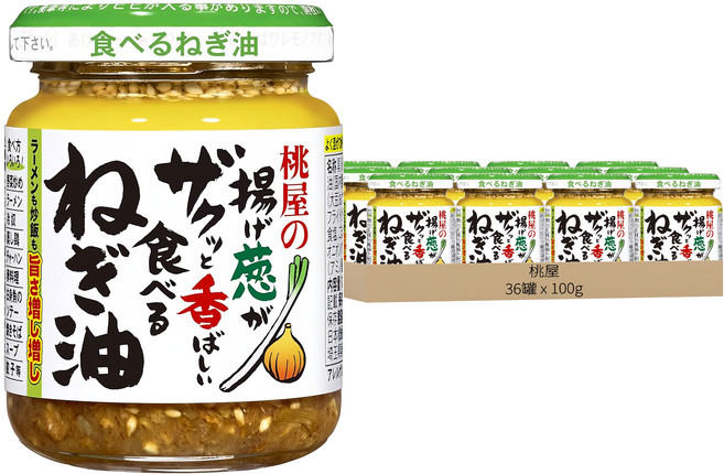 桃屋 蔥油醬, 36罐, 100g