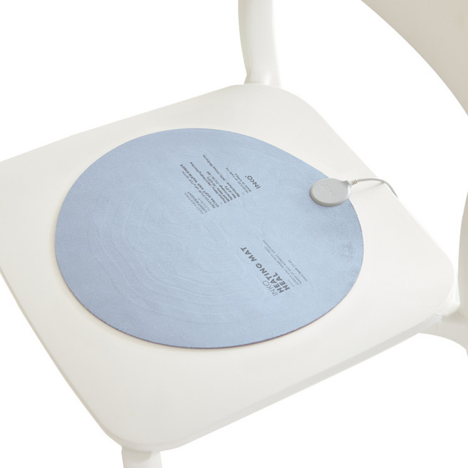 INKO 攜帶式雙面加熱USB充電軟墊 PD-S270, 舒緩藍, 27 x 27 cm
