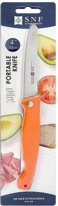 에스앤에프 Travel 접이식 과도, 오렌지레드, 1개