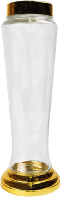 JinsungGlass Healing 2號 玻璃酒瓶, 2L, 1個