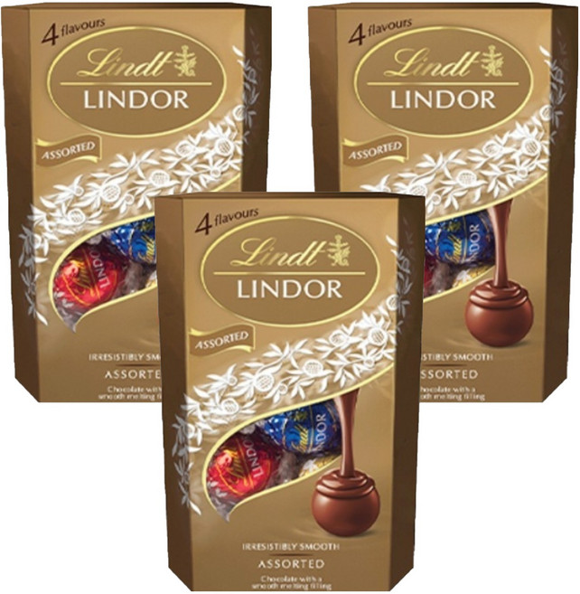 린도르 린도볼 어쏘티드 초콜릿, 3개