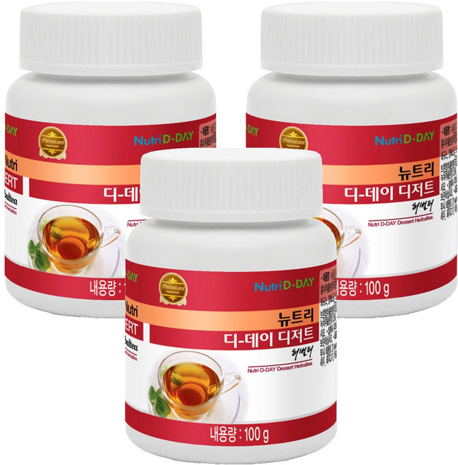 뉴트리디데이 디저트 허벌티, 100g, 1개입, 3개