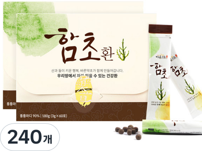 바른에프엔비 함초환, 240개, 3g