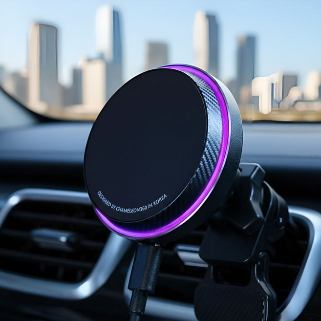 카멜레온360 맥세이프 자석 거치대, 다크그레이, CM360-MAGN