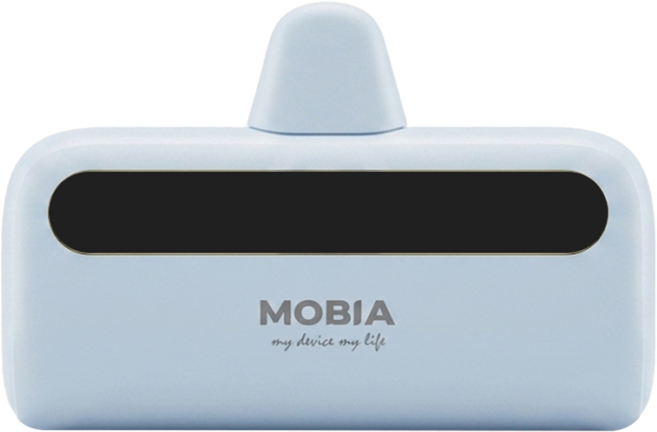 MOBIA 摩比亞 IPH膠囊隨身充 5000mAh Type-C Lightning, MP-RL05, 藍色