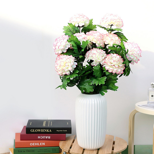 조아트 조화 7대 대국 꽃다발, 크림핑크, 1개