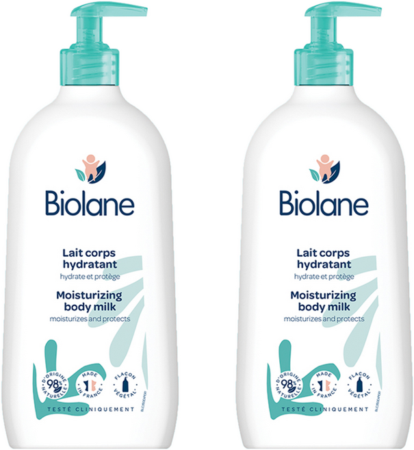 비올란 모이스처라이징 바디 밀크 유아로션, 2개, 350ml