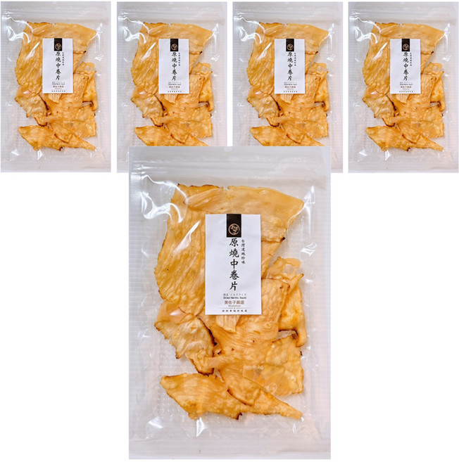 MISAKO 美佐子 嚴選海味系列 原燒中卷片, 50g, 5包