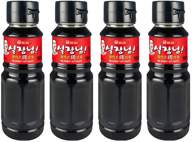 움트리 실장님 잘익은 회간장, 190g, 4개