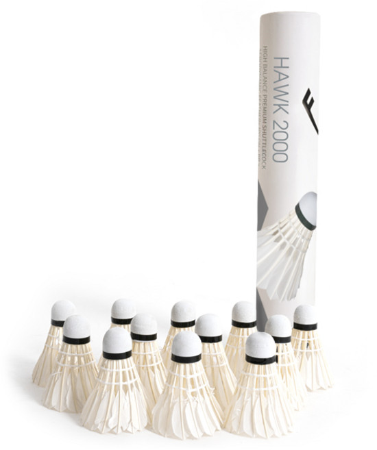 Prospex 鵝毛毽子 HAWK2000 12P, 白色, 1組