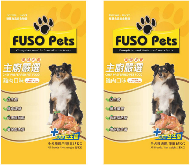 福壽實業 FUSO Pets 全犬用 主廚嚴選 狗飼料, 雞肉, 15kg, 2袋