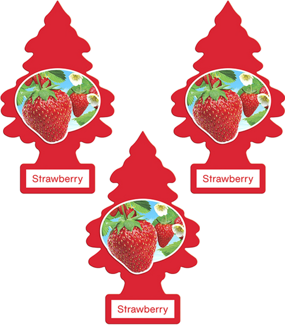 리틀트리 차량용 디퓨저, 엑스트라 스트로베리, 3개