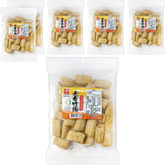 譽方媽媽 素香竹腸, 180g, 6包