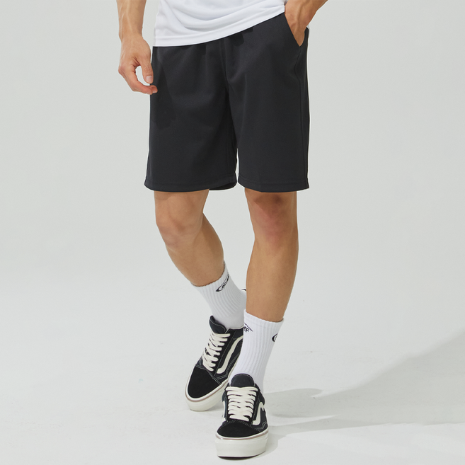 블랙몬스터핏 남녀공용 기능성 헬스 운동복 반바지 주머니