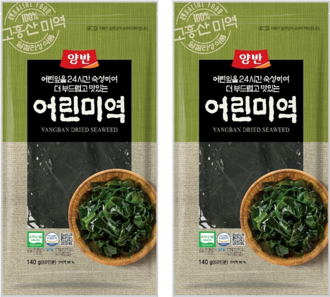 Dongwon 東遠 Yangban 兩班 貴族嫩海帶, 140g, 2包