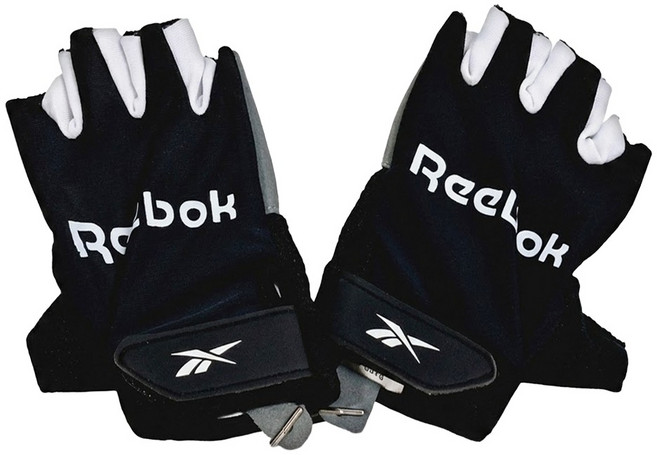 Reebok 銳步 速乾透氣重訓健身手套 1雙 經典黑 S(13.5 x 8 x 2cm)