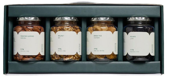 착한습관 견과 앤 건과 4종 선물세트 820g, 1세트