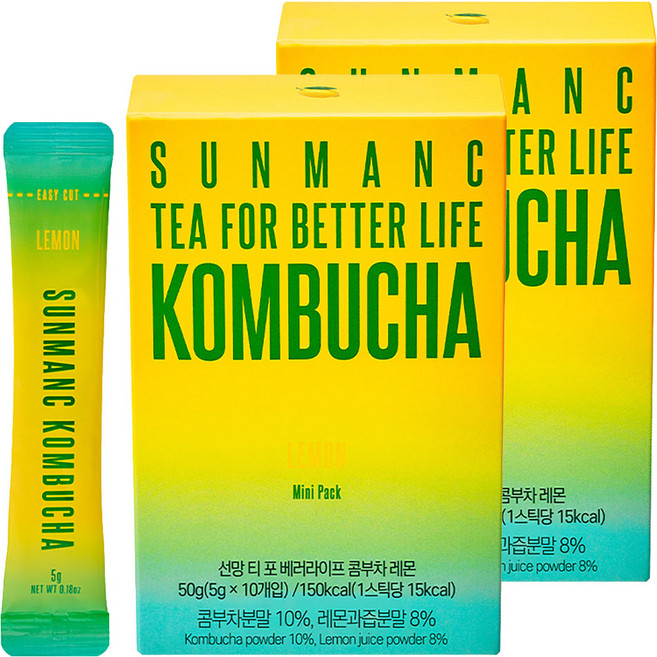 선망 콤부차 레몬, 5g, 10개입, 2개