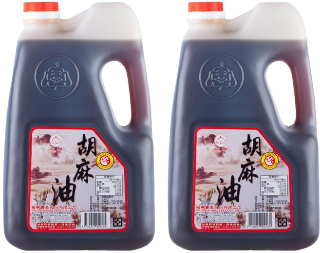 福壽實業 胡麻油, 3L, 2桶