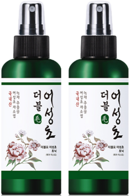 더블모 에덴필드 어성초 헤어 미스트 플로럴향, 150ml, 2개
